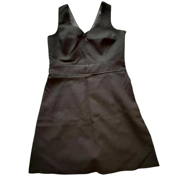 Tommy Hilfiger Women’s Black Textured Sleeveless V-Neck Dress Size 10 - Picture 1 of 6